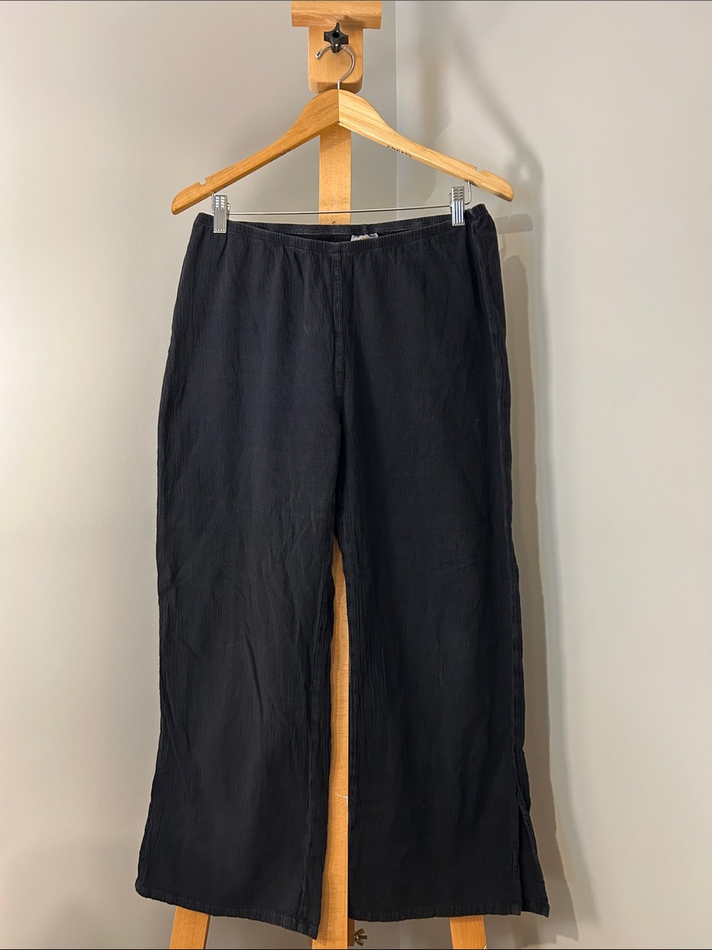 Dunes | 100% Cotton Wide-Leg Cropped Pants | Size M